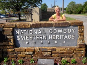 Nancy at Cowboy Museum